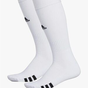 Set of 2 Pairs Adidas Black and White Soccer Socks - Unisex Small